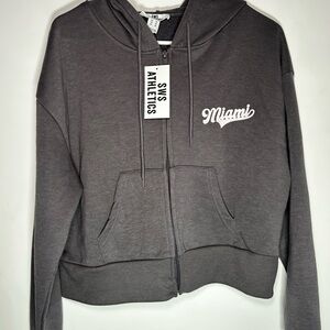 Gray Miami Hoodie